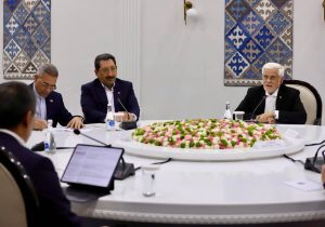 دیدار معاون اول رئیس جمهور و وزیر صمت با رئیس جمهور قرقیزستان
