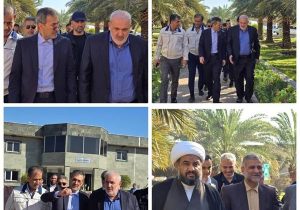 بازدید وزیر نیرو از فجر انرژی خلیجفارس/ تعامل برای کمک فجر به کاهش ناترازی و ورود به بورس انرژی