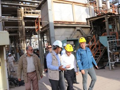 بازدید مدیرعامل شرکت ملی صنایع پتروشیمی از شرکت فجر انرژی