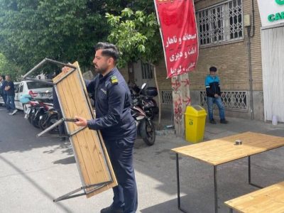 اجرای طرح ضربتی جمع‌آوری سد معبرهای صنفی در معابر منطقه ۷