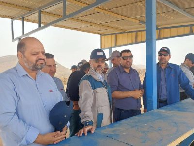 بازدید مدیر نظارت ایمپاسکو از مجتمع سنگ آهن جلال‌ آباد زرند