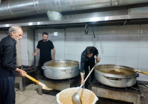 تخصیص غذا از زائرشهر ضلع جنوبی بوستان ولایت به نقاط پرتردد زائران