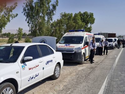 حضور بیمه ایران در پایانه مرزی باشماق برای خدمت رسانی به زائران اربعین