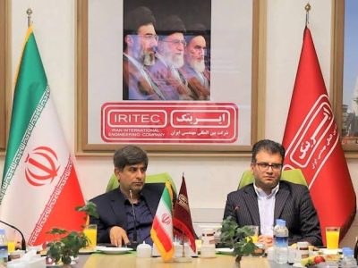 دیدار مدیرعامل گروه فولاد مبارکه از شرکت ایریتک/ تأکید بر گسترش همکاریهای راهبردی