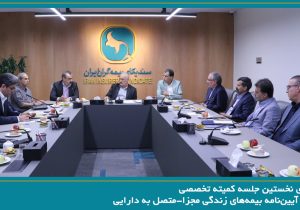 برگزاری نخستین جلسه کمیته تخصصی بررسی آییننامه بیمههای زندگی مجزا-متصل به دارایی