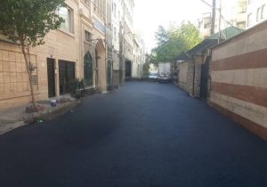 اجرای بیش از ۱۰۲ هزار مترمربع آسفالت مکانیزه در منطقه ۷