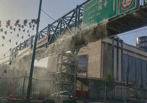 تجهیز چهار کیلومتر از طول بزرگراه سعیدی مجهز به سیستم مه‌پاش