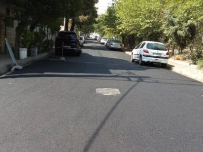 بهسازی ۳۴۵۰ متر مربع از معابر منطقه ۴ با پخش ۴۶۰ تن آسفالت