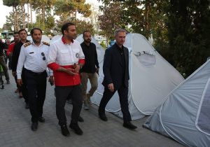 پذیرایی از ۵۰۶۰۰ هزار زائر امام مجاهد و شهید در منطقه ۵ تهران انجام شد