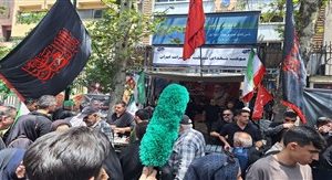 پذیرایی و اسکان زائران مراسم وداع با آقای شهید در موکب شهدای شرکت مخابرات ایران