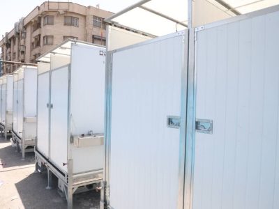 سرویسهای بهداشتی در بزرگراه آیتالله سعیدی مستقر شدند