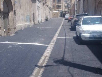 عملیات بهسازی کوچه گودرزی در خیابان منوچهری آغاز شد