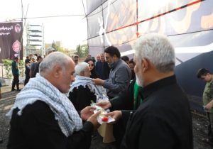 آغاز مأموریت عاشقی؛کاروان خدامالحسین(ع) منطقه ۱۸ عازم مهران شد