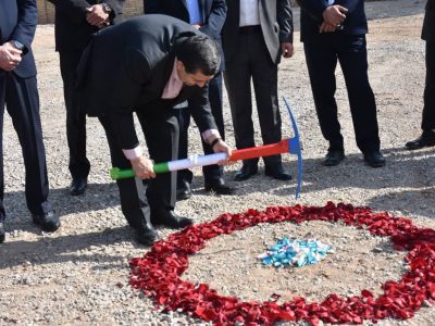 کلنگ‌زنی پروژه احداث ساختمان واحد خسارت بیمه آسیا در جنوب اصفهان